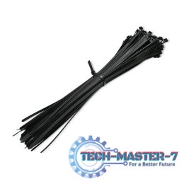 Opaski zaciskowe wielorazowe/trytytki | 7.2*450mm | Nylon UV | Czarne