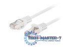 Patchcord kat.6 FTP 0.25M 10-pack fluke passed biały