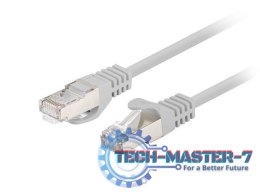Patchcord kat.6 FTP 0.25M 10-pack fluke passed szary