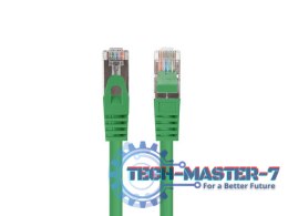 Patchcord kat.6 FTP 0.25M 10-pack fluke passed zielony