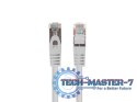 Patchcord kat.6 FTP 0.5M 10-pack fluke passed szary