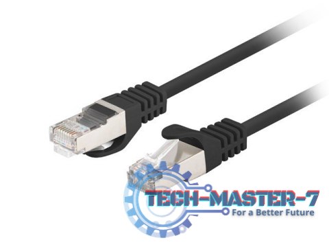 Patchcord kat.6 FTP 1.5M 10-pack fluke passed czarny