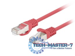 Patchcord kat.6 FTP 1M 10-pack fluke passed czerwony