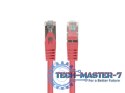 Patchcord kat.6 FTP 1M 10-pack fluke passed czerwony