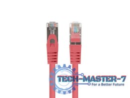 Patchcord kat.6 FTP 1M 10-pack fluke passed czerwony