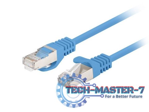 Patchcord kat.6 FTP 1M 10-pack fluke passed niebieski