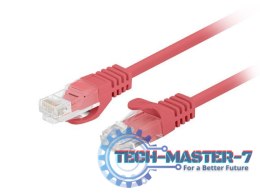 Patchcord kat.6 UTP 1M 10-pack fluke passed czerwony