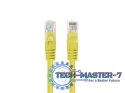 Patchcord kat.6 UTP 3M 10-pack fluke passed żółty