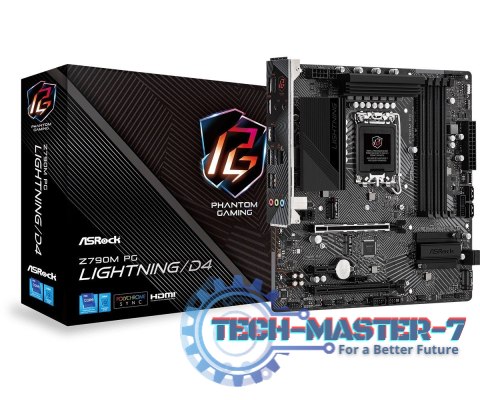Płyta główna Z790M PG Lightning/D4 S1700 4DDR4 HDMI M2 mATX