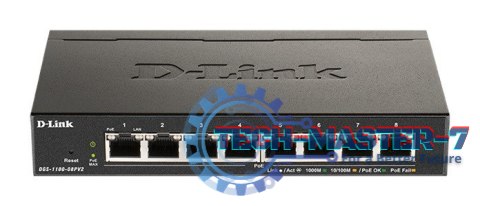 Przełącznik Smart DGS-1100-08PV2 8xGE PoE Przełącznik Smart DGS-1100-08PV2 8xGE PoE
