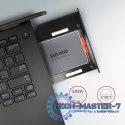 RSS-CD09 Ramka na 2,5" SSD-HDD do gniazda DVD, 9.5mm LED aluminium