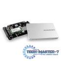 RSS-M2SD Wewnętrzna obudowa 2.5" z interfejsem SATA do dysków SSD M.2 SATA, srebrny