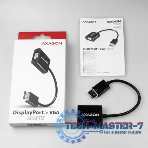 RVD-VGN Adapter DisplayPort -> VGA FullHD 1920x1200 RVD-VGN Adapter DisplayPort -> VGA FullHD 1920x1200