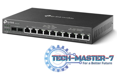 Router VPN Gigabit PoE+ Omada 3-w-1 ER7212PC Router VPN Gigabit PoE+ Omada 3-w-1 ER7212PC