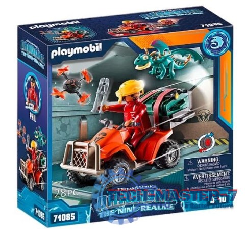 Zestaw z figurkami Dragons 71085 Icaris Quad & Phil