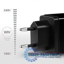 ACU-DS16 Ładowarka sieciowa, SMART 16W, 2x port USB-A, 5V/2.2A + 5V/1A