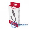 ADE-TR Karta sieciowa Gigabit Ethernet adapter, USB-A 3.2 Gen 1, instalacja automatyczna, metalowy, tytanowa szarość