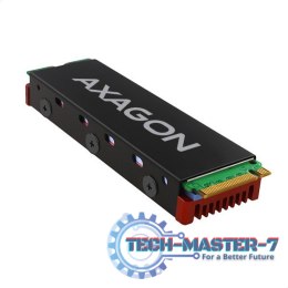 CLR-M2 Chłodnica do dysku aluminiowa pasywna M.2 2280 SSD, silikonowe podkładki termiczne, wysokość 12mm