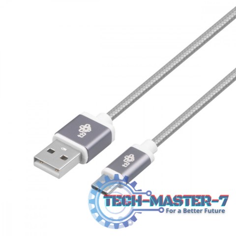Kabel USB-USB C 1.5m szary sznurek premium Kabel USB-USB C 1.5m szary sznurek premium