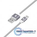 Kabel USB-USB C 1.5m szary sznurek premium