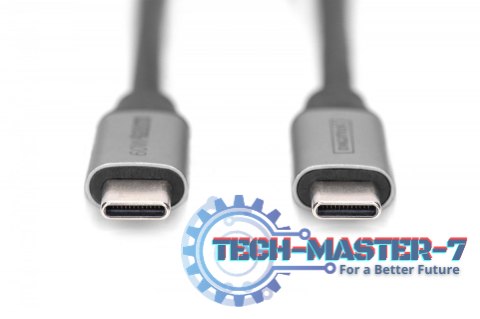 Kabel połączeniowy USB 3.0 60W/5Gbps Typ USB C/USB C M/M 1m Czarny Kabel połączeniowy USB 3.0 60W/5Gbps Typ USB C/USB C M/M 1m Czarny
