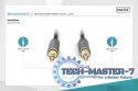 Kabel połączeniowy audio MiniJack Stereo Typ 3.5mm/3.5mm M/M nylon 1,8m