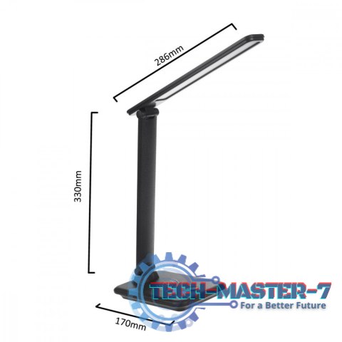 Lampka biurkowa LED 9W z ładowarką Qi MCE616B Lampka biurkowa LED 9W z ładowarką Qi MCE616B