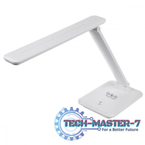 Lampka biurkowa LED 9w z ładowarką Qi MCE616W