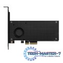 PCEM2-DC Adapter wewnętrzny PCIe x4, 1x M.2 NVMe M-key + 1x SATA B-key slot, chłodnica, SP & LP + radiator