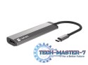 Stacja dokująca Multi Port Fowler Slim USB-C PD, 2x USB 3.0, HDMI 4K