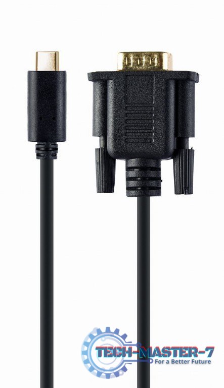 Kabel USB-C do VGA male 1920x1080 60Hz