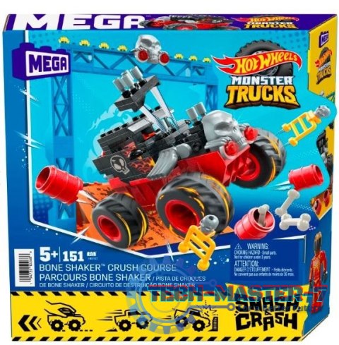 Klocki Hot Wheels Monster Trucks Bone Shaker Kaskaderska sztuczka Klocki Hot Wheels Monster Trucks Bone Shaker Kaskaderska sztuczka