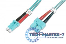 Patchcord światłowodowy FO LC-SC MM 50/125 OM3 duplex LSOH 5m