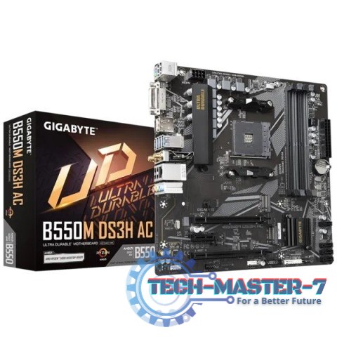 Płyta główna B550M DS3H AC AM4 4DDR4 HDMI/DVI M.2 mATX