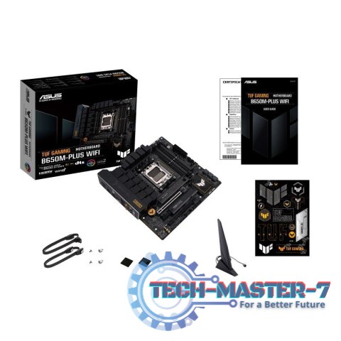 Płyta główna TUF GAMING B650M-PLUS WIFI AM5 4DDR5 HDMI mATX Płyta główna TUF GAMING B650M-PLUS WIFI AM5 4DDR5 HDMI mATX