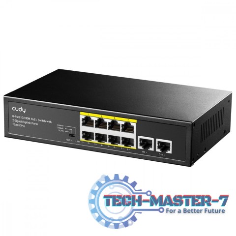 Przełącznik FS1010PG 8xFE PoE+ 120W 2xGigabit Uplink Przełącznik FS1010PG 8xFE PoE+ 120W 2xGigabit Uplink