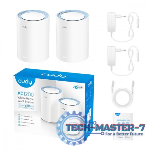 System WiFi Mesh M1200 (2-Pack) AC1200 System WiFi Mesh M1200 (2-Pack) AC1200