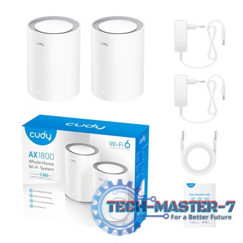 System WiFi Mesh M1800 (2-Pack) AX1800 System WiFi Mesh M1800 (2-Pack) AX1800