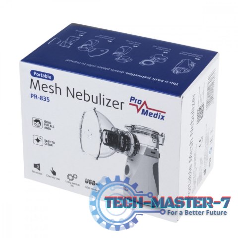 Inhalator nebulizator przenośny siateczkowy USB PR-835 Inhalator nebulizator przenośny siateczkowy USB PR-835