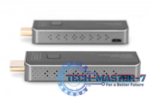 Przedłużacz/Extender HDMI bezprzewodowy 50m 1080p 60Hz FHD 5GHz, audio (zestaw) Przedłużacz/Extender HDMI bezprzewodowy 50m 1080p 60Hz FHD 5GHz, audio (zestaw)