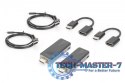 Przedłużacz/Extender HDMI bezprzewodowy 50m 1080p 60Hz FHD 5GHz, audio (zestaw)