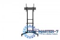 Stojak mobilny pojedynczy z półką 1xLCD max. 70" max. 50kg, VESA max. 600x400