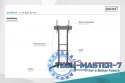 Stojak mobilny pojedynczy z półką 1xLCD max. 70" max. 50kg, VESA max. 600x400