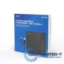 Zewnętrzna nagrywarka typu Slim CD/DVD R/RW, USB-C/USB-A, AK-59