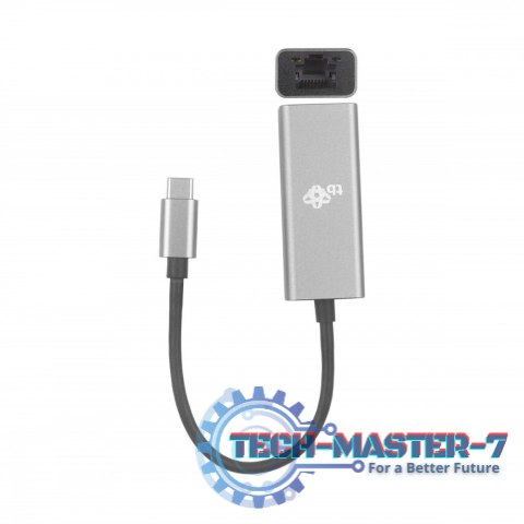 Adapter USB C - RJ45 szary, 10/100/1000 Mb/s Adapter USB C - RJ45 szary, 10/100/1000 Mb/s