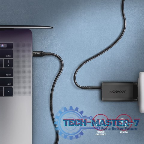 BUCM-CM10AB Kabel USB-C - USB-C 2.0, 1m, PD 60W, 3A, ALU, oplot Czarny BUCM-CM10AB Kabel USB-C - USB-C 2.0, 1m, PD 60W, 3A, ALU, oplot Czarny