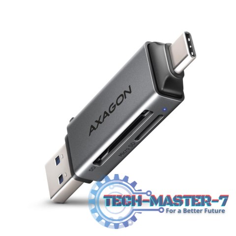 CRE-DAC Czytnik kart zewnętrzny USB3.2 Gen 1 Type-C + Type-A SD/microSD