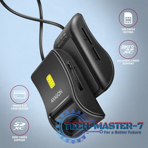 CRE-SM3SD Czytnik kart identyfikacyjnych & SD/microSD/SIM USB CRE-SM3SD Czytnik kart identyfikacyjnych & SD/microSD/SIM USB