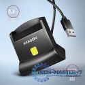 CRE-SM4N Czytnik kart identyfikacyjnych USB, 1,3m kabel