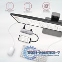 HMC-HCR3A Wieloportowy hub 3x USB-A + HDMI + SD/microSD, USB-C 3.2 Gen1, 20cm USB-C kabel